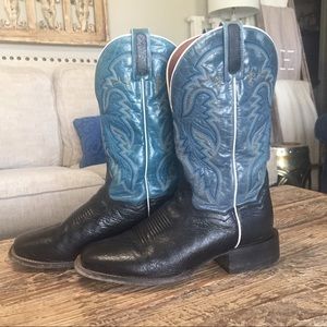 Dan Post Smooth Quill Ostrich Boots